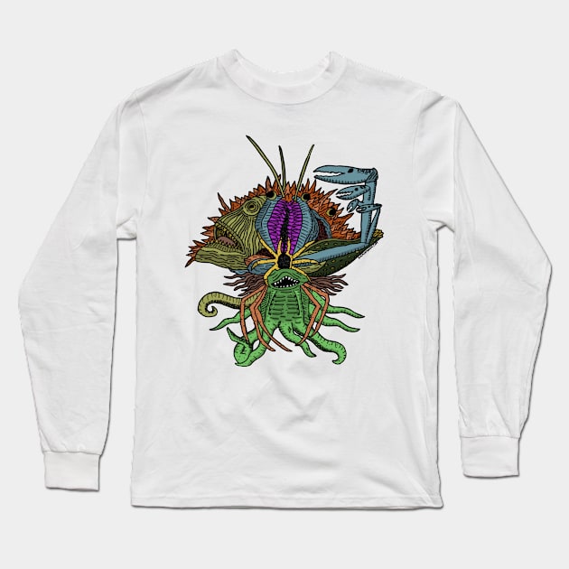 WEEN The Mollusk Long Sleeve T-Shirt by NJ Creepshow